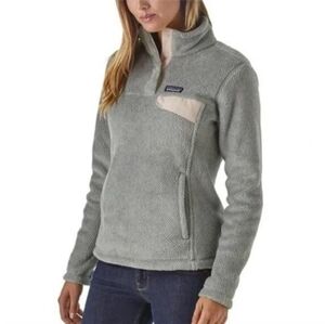 Patagonia Light Gray Fleece Jacket